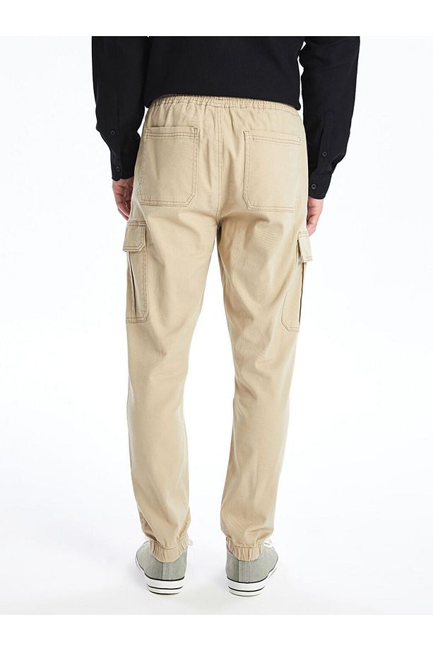 LCW Standart Kalıp Gabardin Erkek Kargo Pantolon - 4
