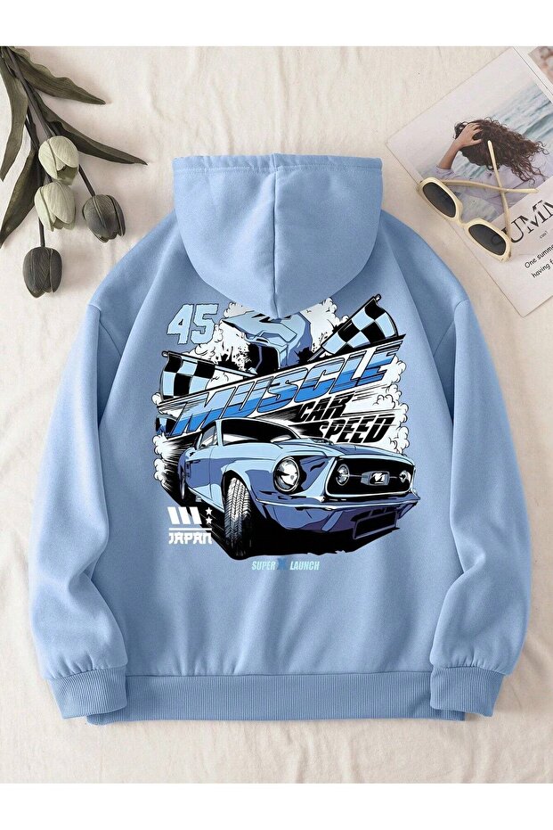 Unisex Oversize Hooded Cardigan