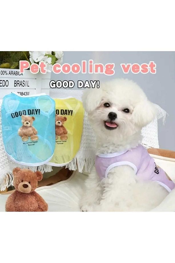 Kedi Köpek Yeleği, Yumuşak Yavru Gömleği, Küçük Köpekler Giyim için Pet Giysileri - 1