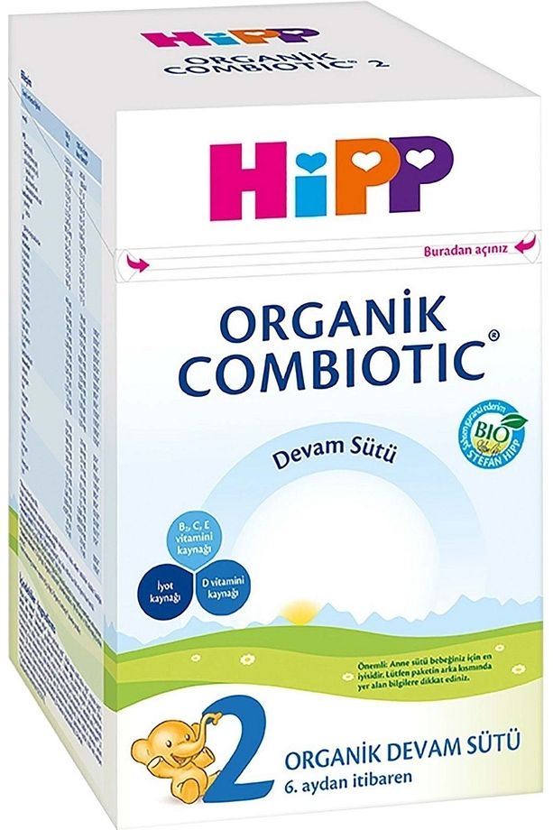 Organik Combiotic Bebek Devam Sütü 800gr No:2 (6. AYDAN İTİBAREN) (3 LÜ SET) - 2