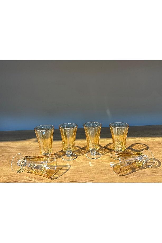 PAŞABAHÇE DIAMOND AYAKLI KAHVE YANI SU BARDAĞI 6'LI 130 ML - 3