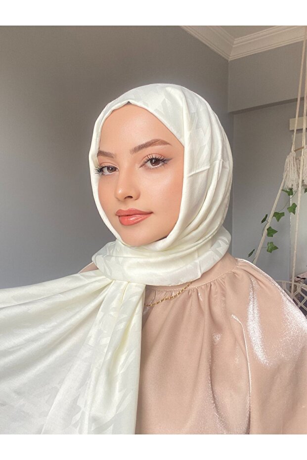 شال جاكار حريري بنمط كروشيه - 2