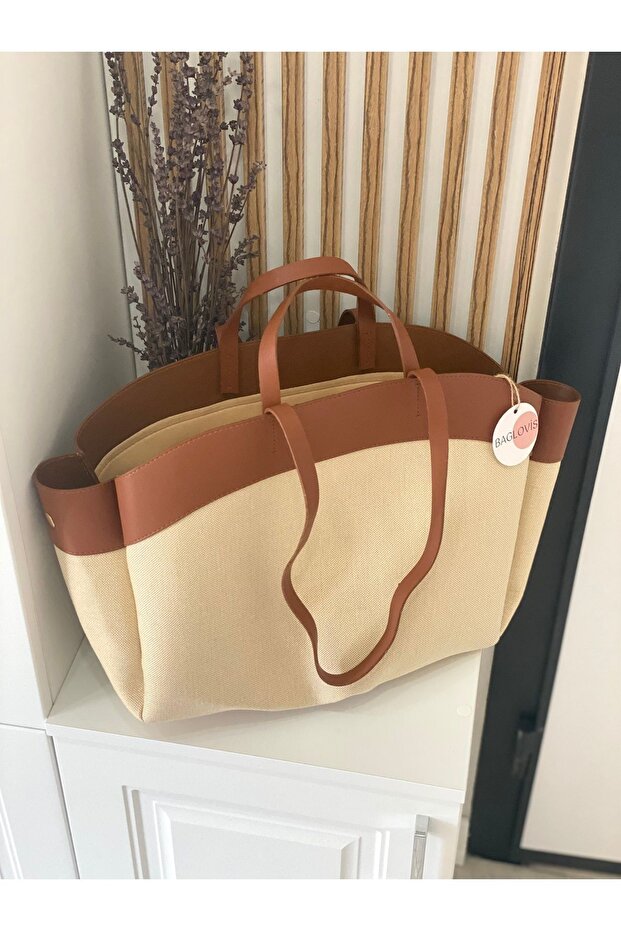 Women's Shoulder Bag - Large Size with Puppy