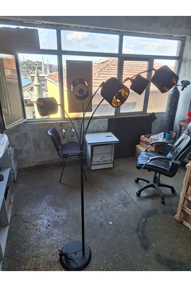 deve boynu lambader 5 başlıklı siyah - 7