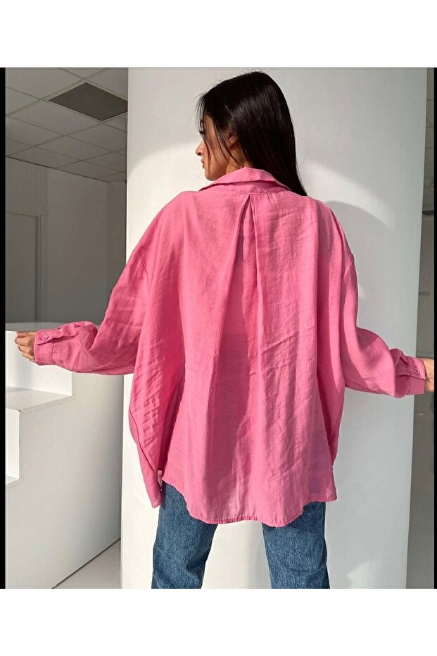 Oversize košile mimo rameno - 2