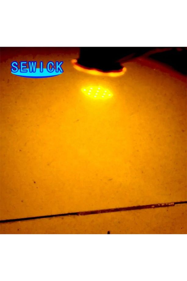 P21w Ba15s 1156 (TEK DUY 1 ADET) Turuncu Ampül Led Sinyal 12v Cob Led Turuncu - 2