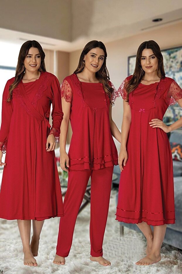 Effortt Fuchsia Maternity Maternity Set