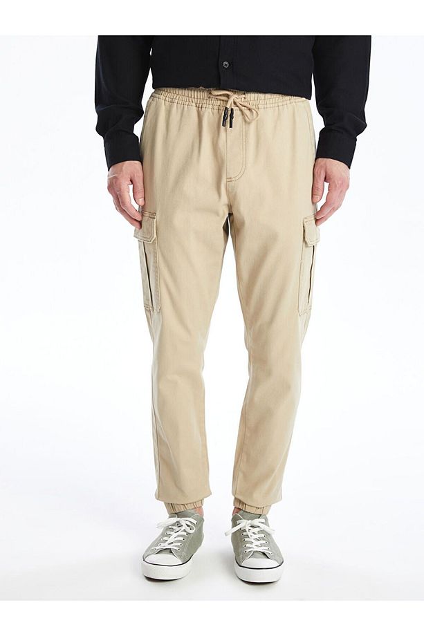 LCW Standart Kalıp Gabardin Erkek Kargo Pantolon - 2