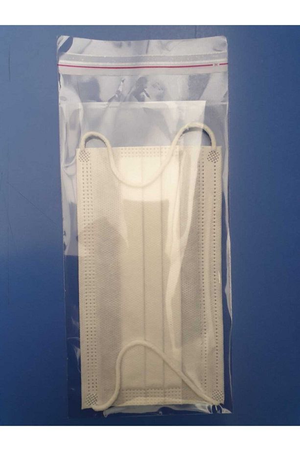 Opp Kendinden Yapışkanlı Tekli Maske Poşeti 11x25 cm 100 Adet - 1