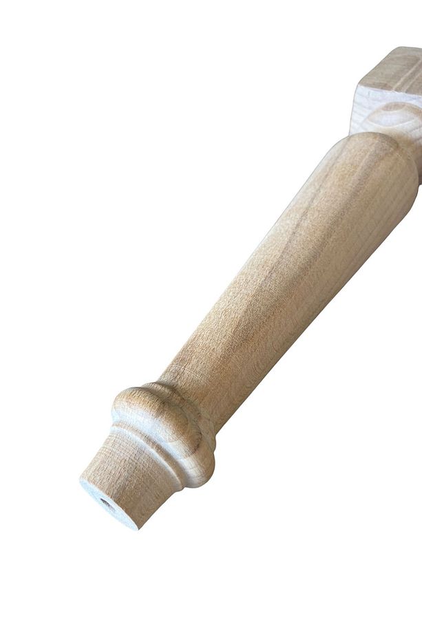 Hizmet Ahşap Ahşap Ayak Dolap Ayağı Masa Ayağı Koltuk Ayağı Dolap Ayakları - Masa Ayakları 6x6x36 Cm - 5
