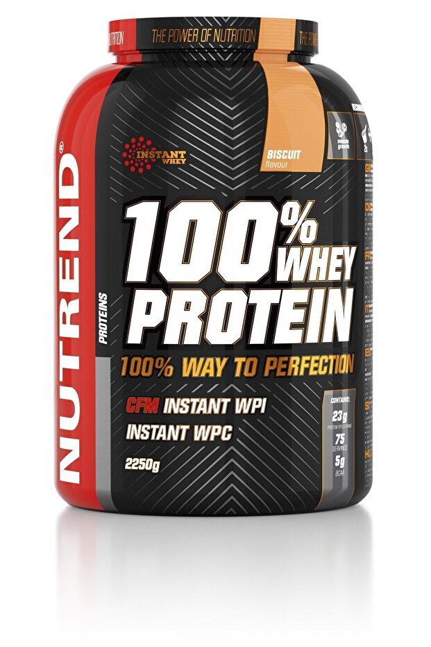 %100 Whey Protein 2250 Gr - Bisküvi - 1