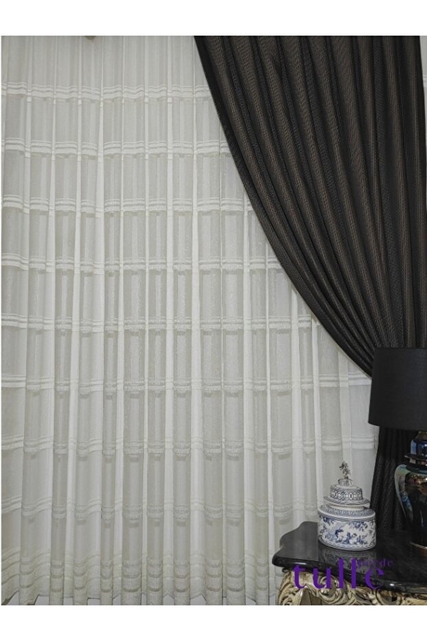 Nazende Bantlı Örme Jakar - 1