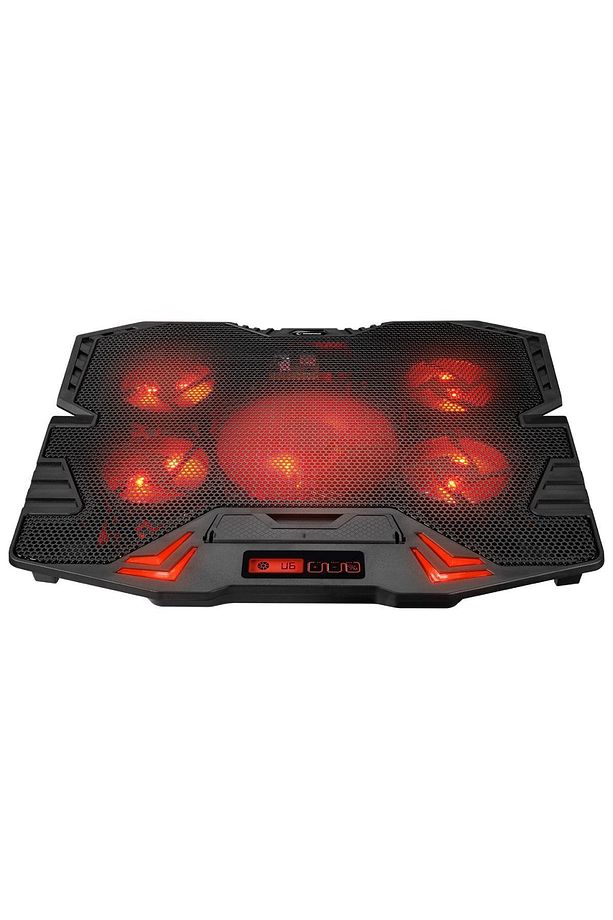 Mistral S45 Kırmızı Led 5fan Yükseklik Ayarlı Lcd Notebook Soğutucu Laptop Soğutucu 12/17 - 3