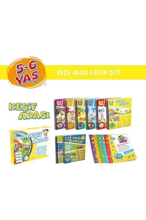 Doku Aes Keşif Adası 60-72 Ay Eğitim Seti Boyama Kitabı - 2