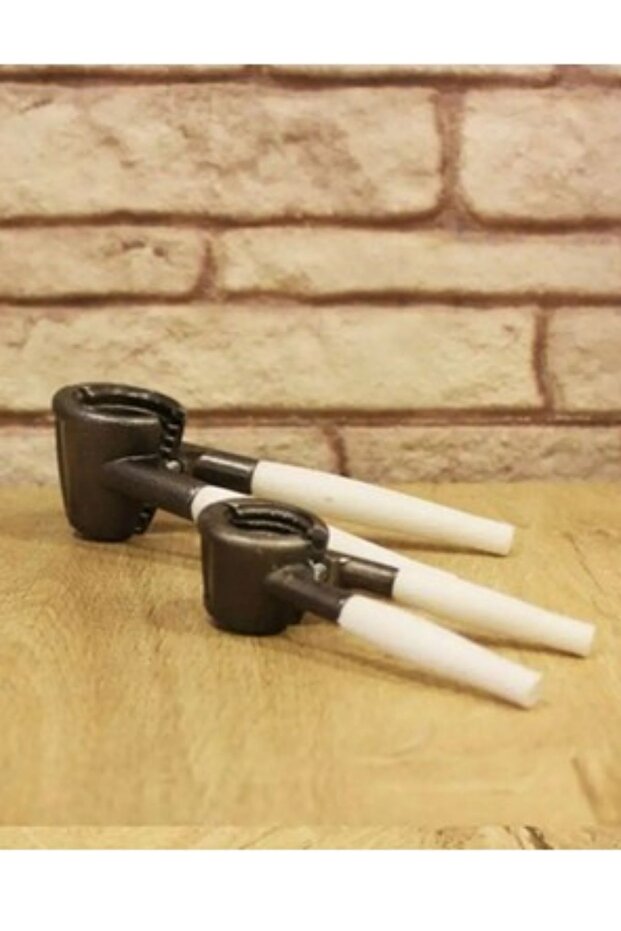 Large Size Walnut Crusher with White Handle - Casting Durable - 4