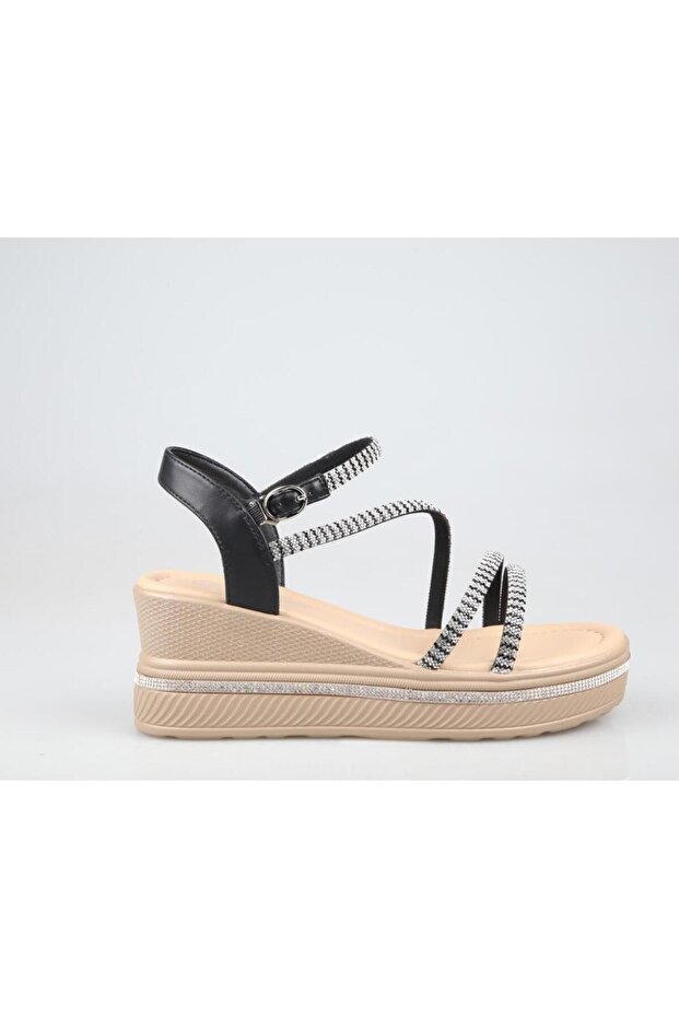 24y429-1 Black Women's Sandals