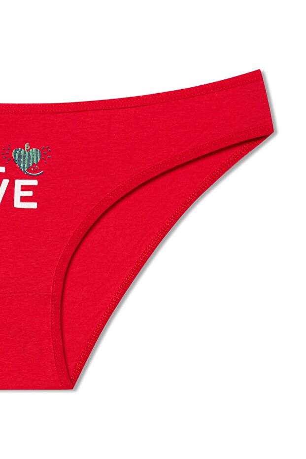 Pamuklu Basic Kadın Külot 3'lü Paket - 5