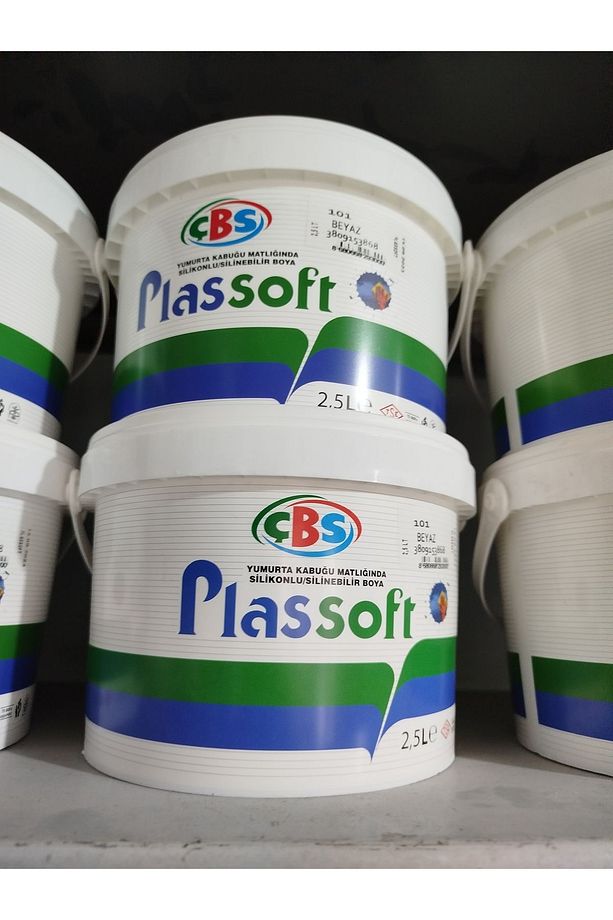 Çbs plassoft 3.5 kg silinebilir andezit 20 mavimsi gri boya - 1