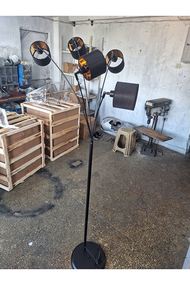 deve boynu lambader 5 başlıklı siyah - 5