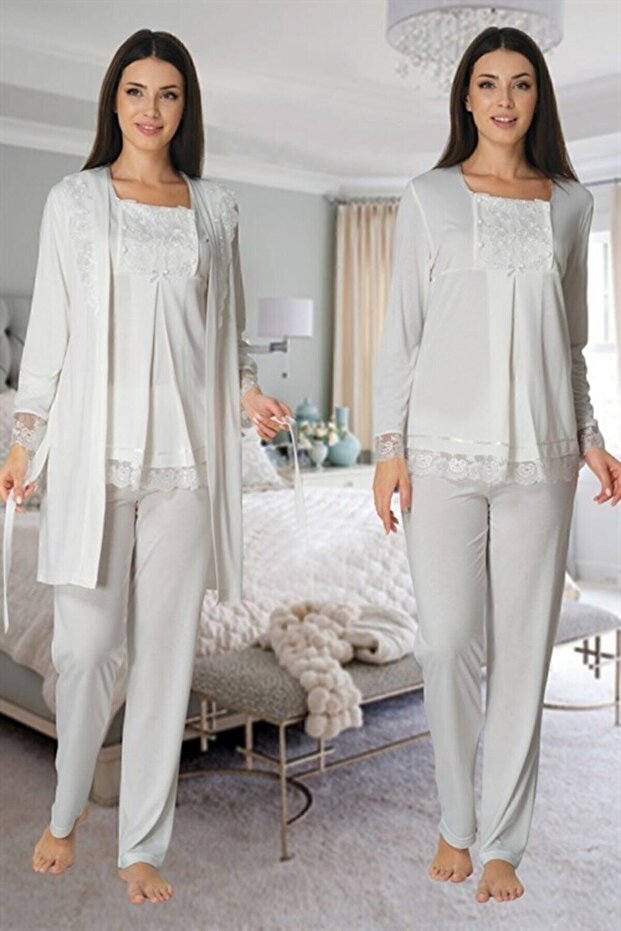 Freya Effort Maternity Maternity Dressing Gown Pajama Set
