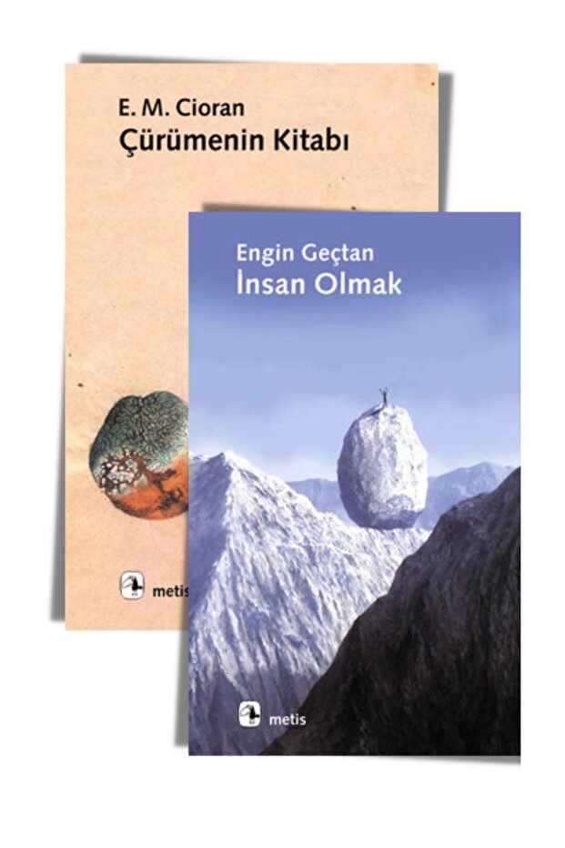 İnsan Olmak ve Çürümenin Kitabı Seti (2 Kitap) Metis Yayınları - 1