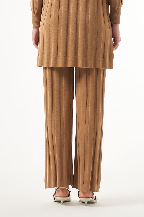 Merserize Kalın Fitilli TEK Pantolon 1101 Mocha - 4