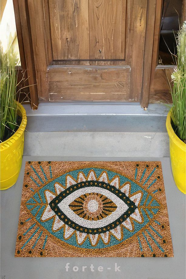 Dijital Baskılı Dekoratif Kapı Önü Paspası - Decorative Doormat - 1