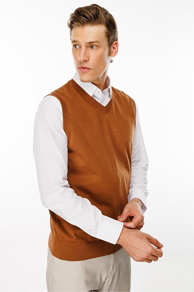 Erkek Süveter K.taba - 2