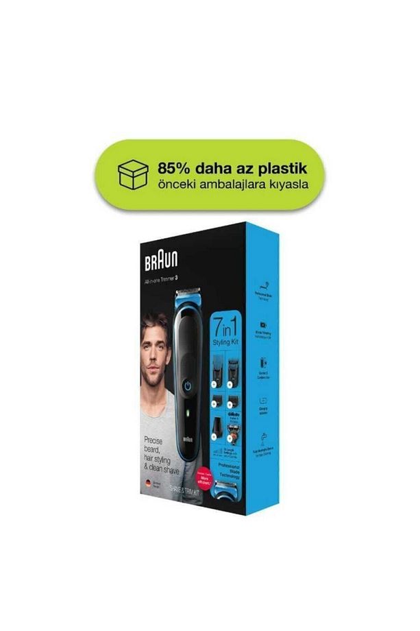 Braun Mgk5245 + Gillette Fusion5 Proglide 7 Si 1 Arada Erkek Bakım Seti - 6