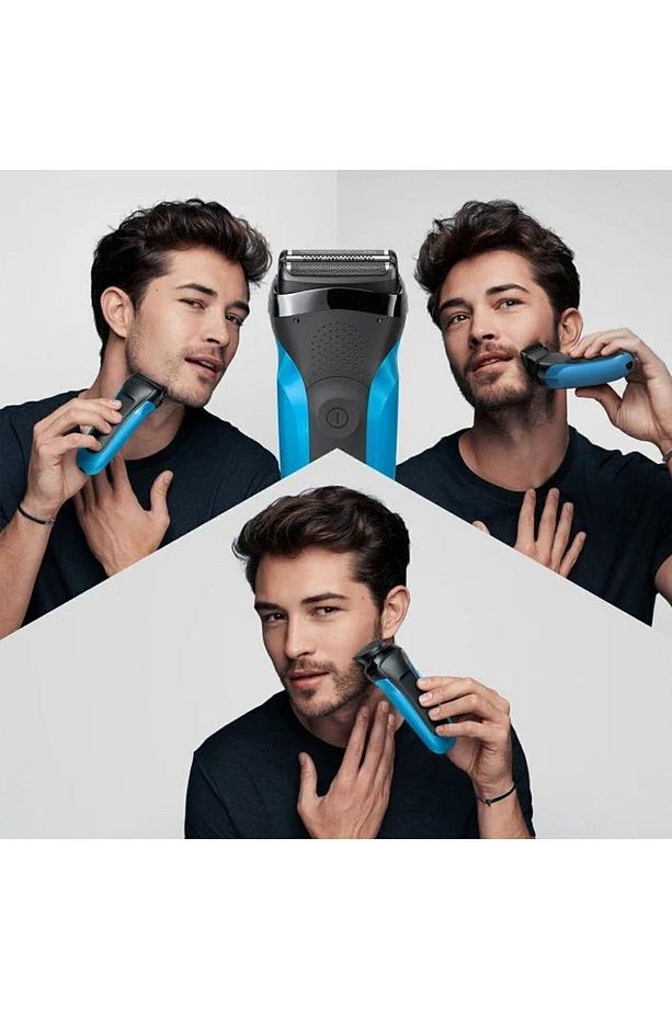 3 Series Blue 6 Başlıklı 3ü 1 Arada Sakal Kesme Ve Şekillendirme Makinesi. Islak Kuru - 2