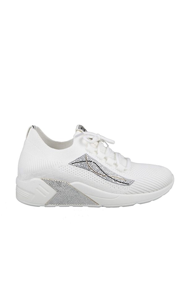 22y321-1 White Women's Sneakers