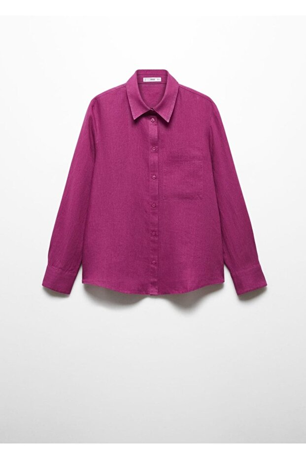 %100 keten gömlek - 3