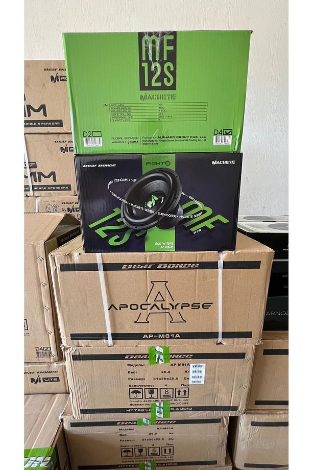 Apocalypse Deaf Bonce Machete Mf-12s 12" 1600 Watts 800 Watts Rms 30cm Subwoofer 2025 Yeni Seri - 4