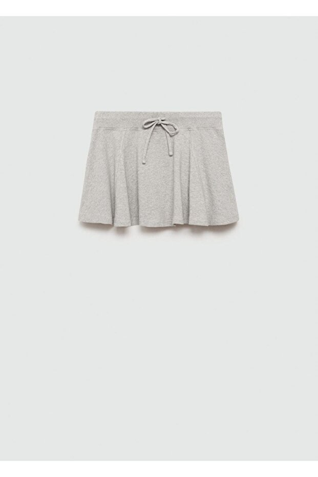 Bağ detaylı kısa etek - 3