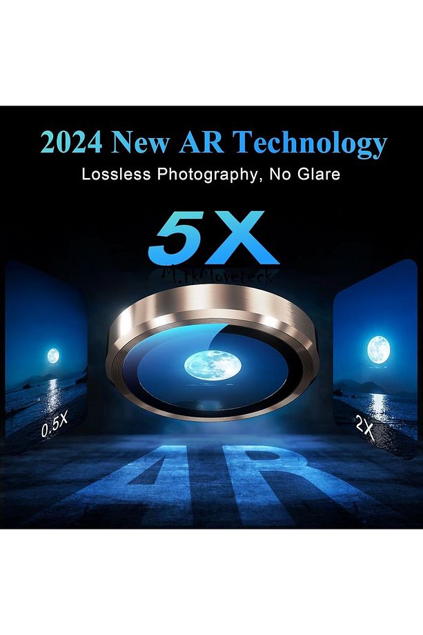 İphone 16 Pro & İphone 16 Pro Max Kamera Koruma Lens Koruyucu Temperli Cam Uygulama Aparatlı Çöl Tit - 6