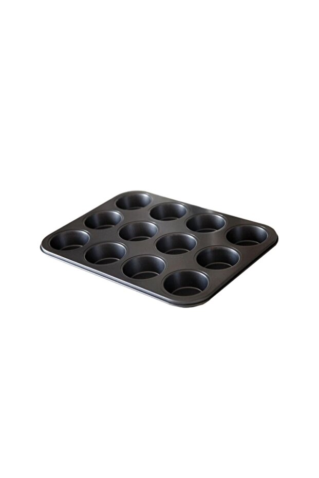 12 Pieces Metal Muffin Cake Patterned Mold