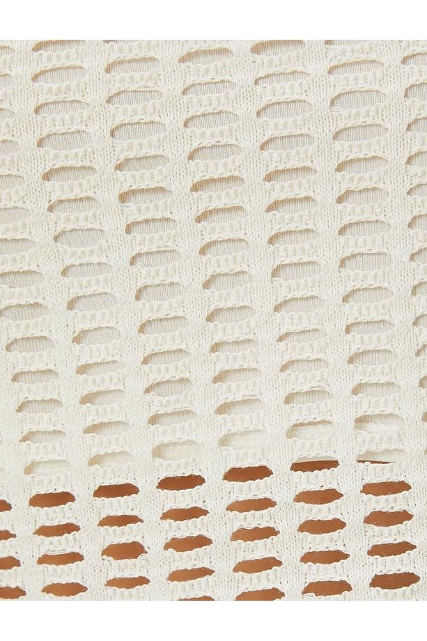 Kadın Fileli Crop Atlet - 6