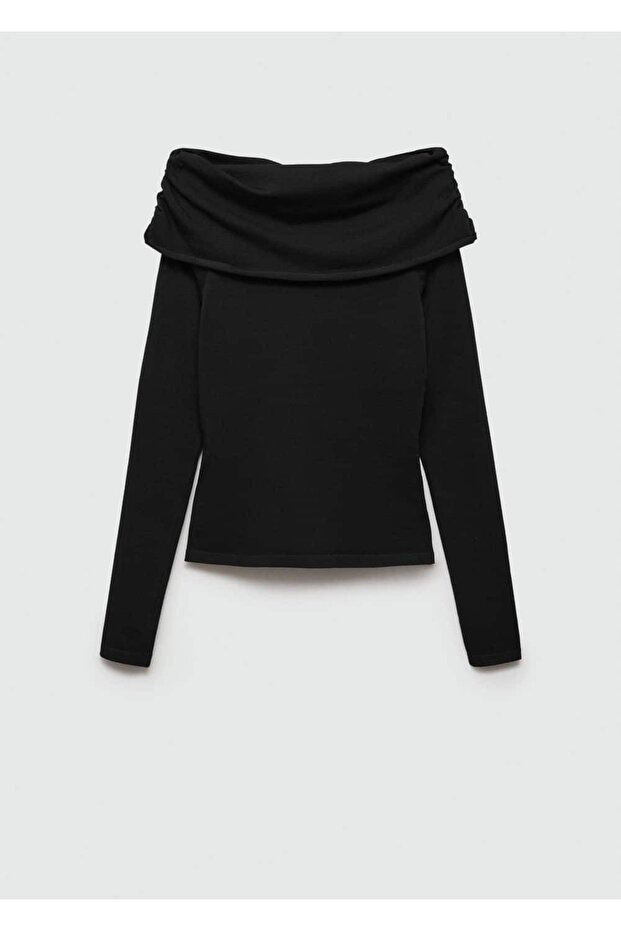 Omuzları açık kazak - 3