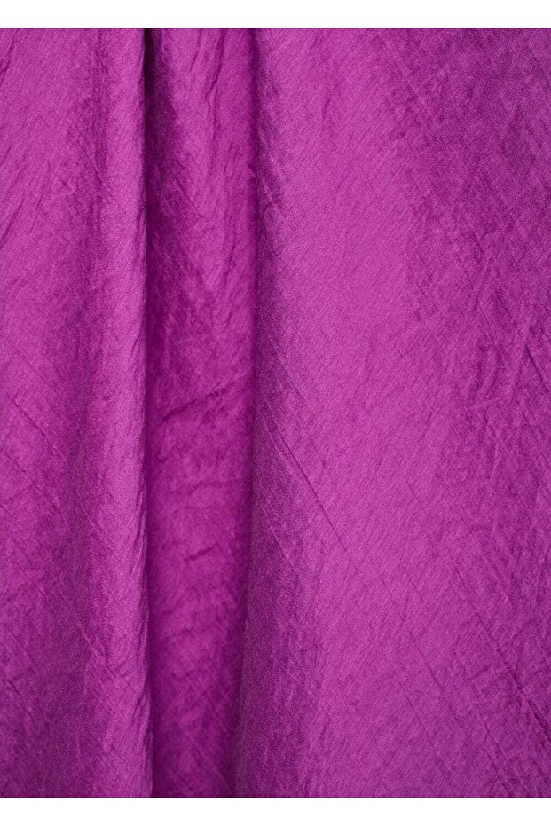 Lyocell midi elbise - 6