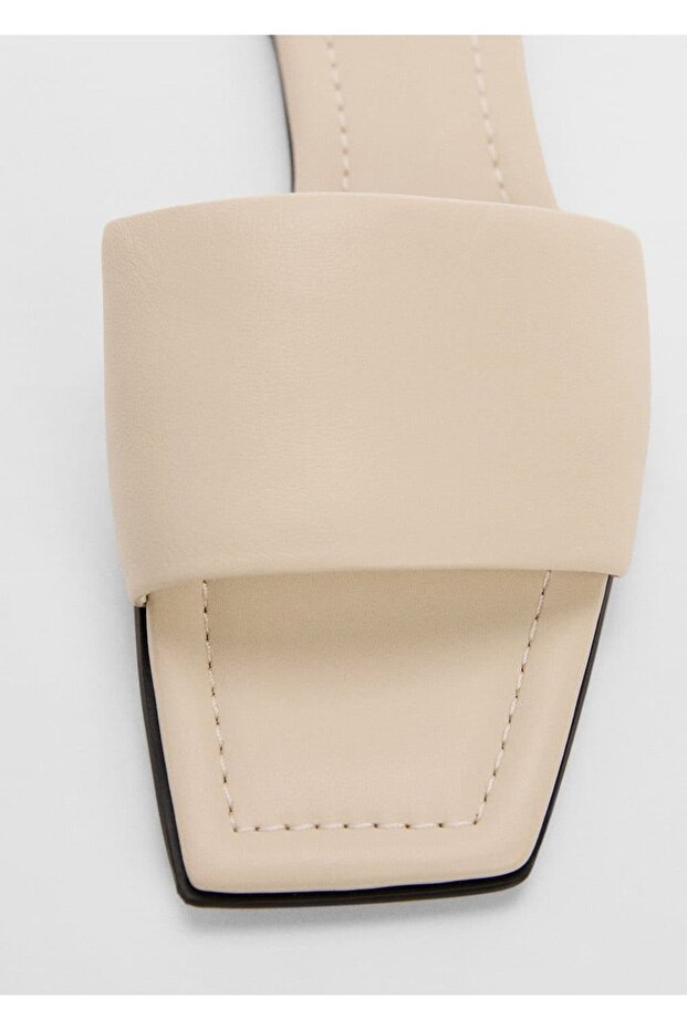 Deri Bantlı Sandalet - 4