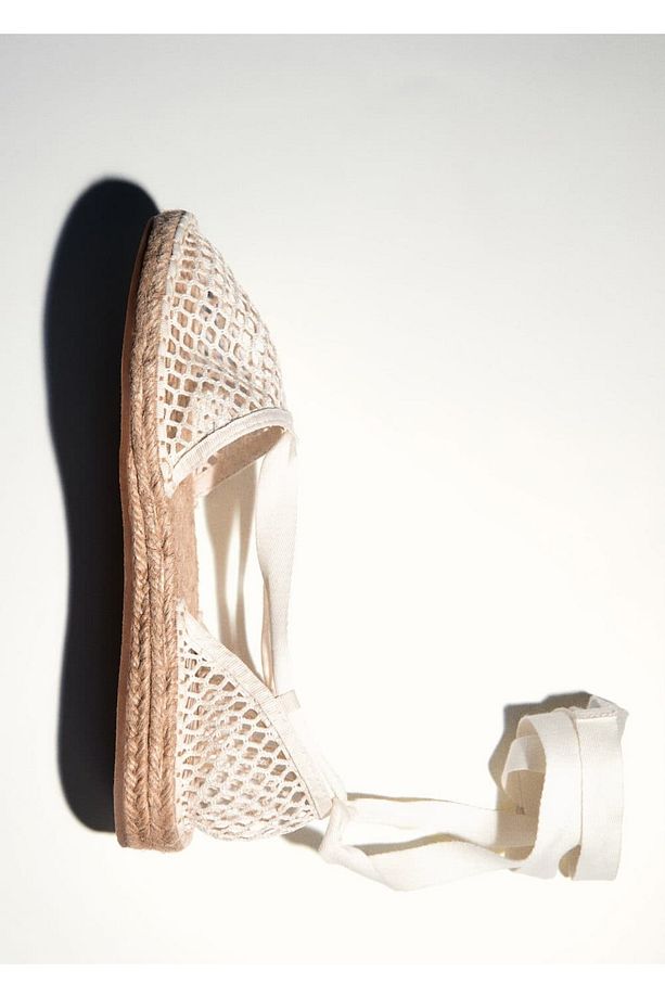 Ajur Örgü Espadril - 5