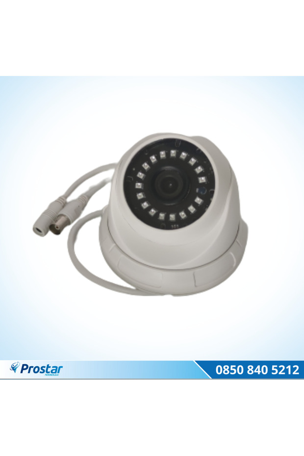 2 Mp Full Hd Dome Kamera 3.6 Mm 4 In 1 Tvı Cvı Ahd Ve Analog Destekler - 1