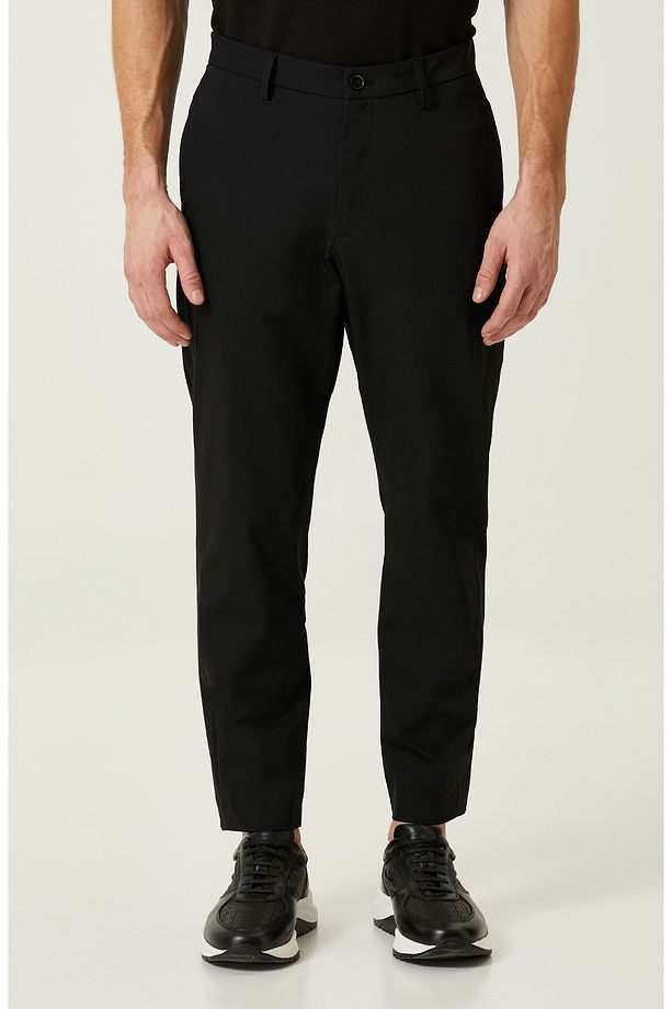 Siyah Jogger Pantolon - 2