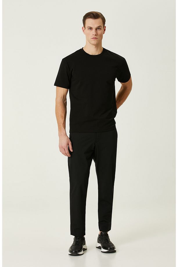 Siyah Jogger Pantolon - 1