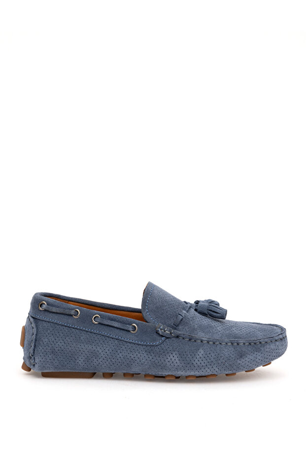 Indigo 100% Leather Loafer Shoes 50287200-Vr028