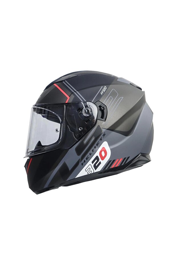 STREAM EVO SCHE MAT SİYAH-GRİ KASK - 2