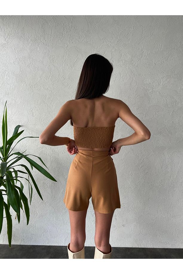Jasmin Kemerli Şort - 3