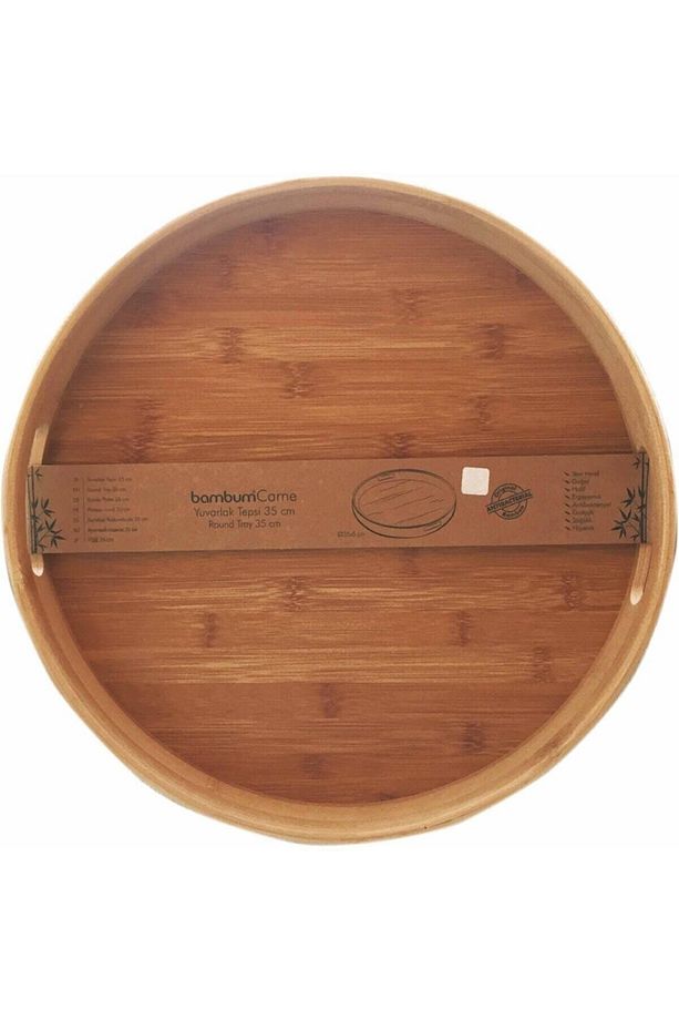 Yuvarlak Tepsi Servis Tepsisi 35cm - 2