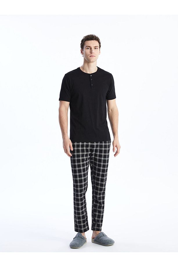 Standart Kalıp Erkek Pijama Takımı - 2