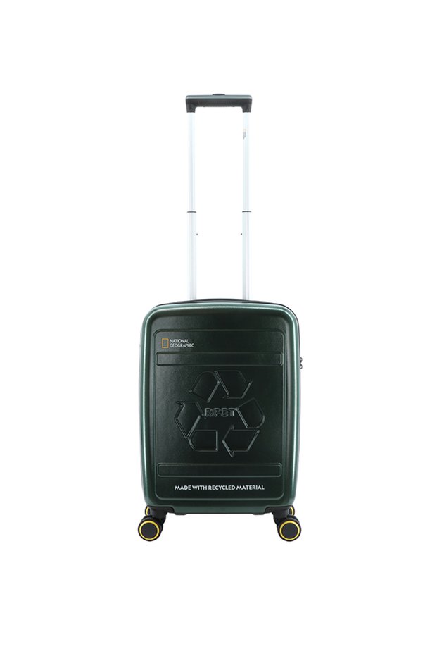 RPET Balance Luggage Trolley Carry-On Small Cabin Green